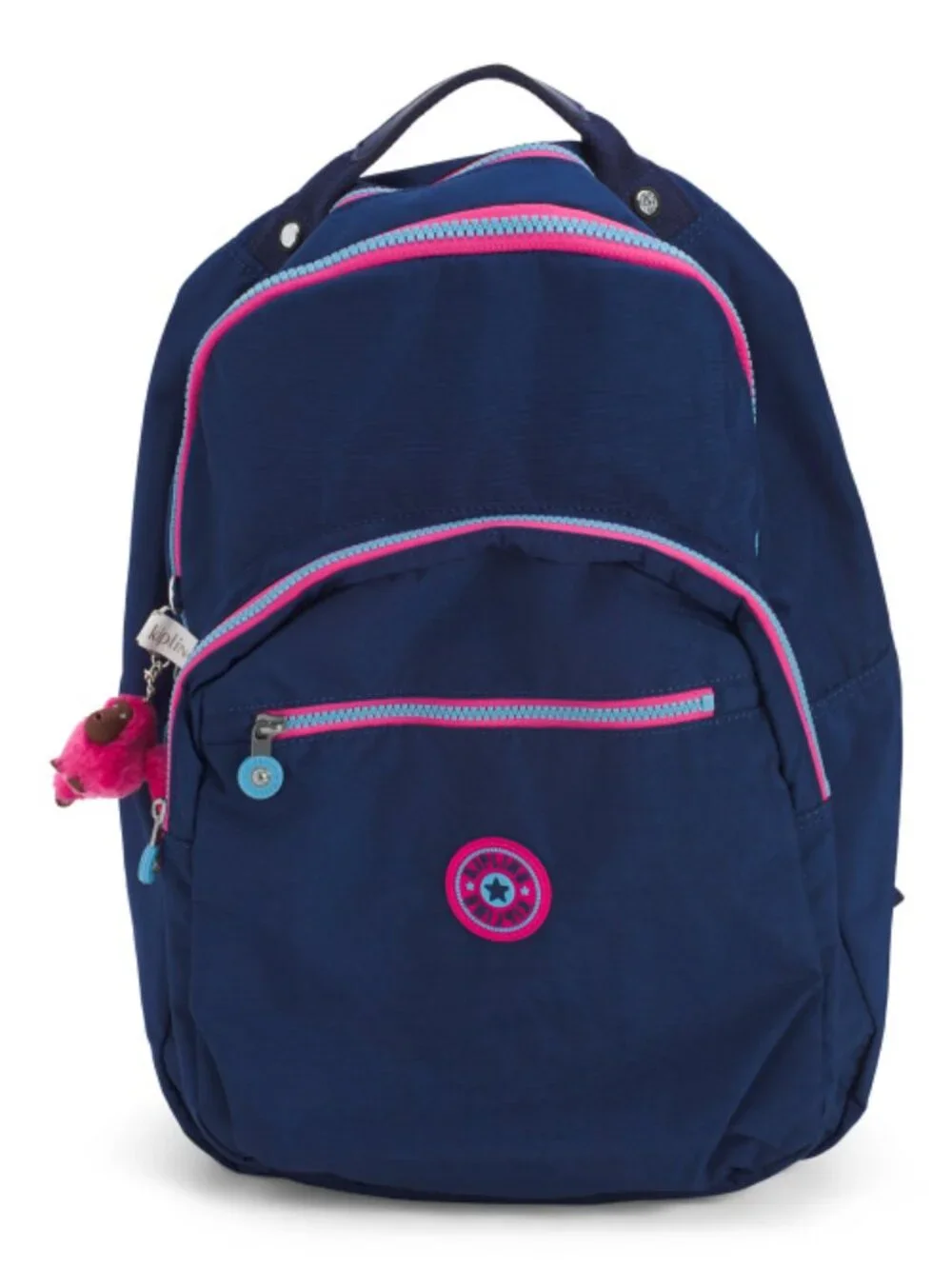 KIPLING Ink Blue Nylon Seoul Backpack